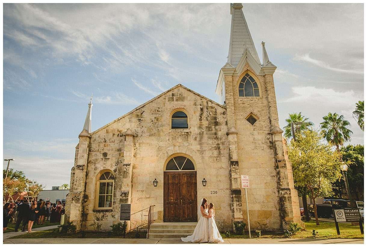 Rachel and Lisa San Antonio Texas Wedding at The Sunset Station The Spire