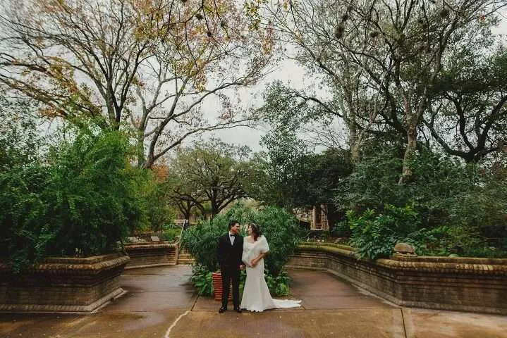 Angela and Alex Wedding at San Antonio Botanical Garden
