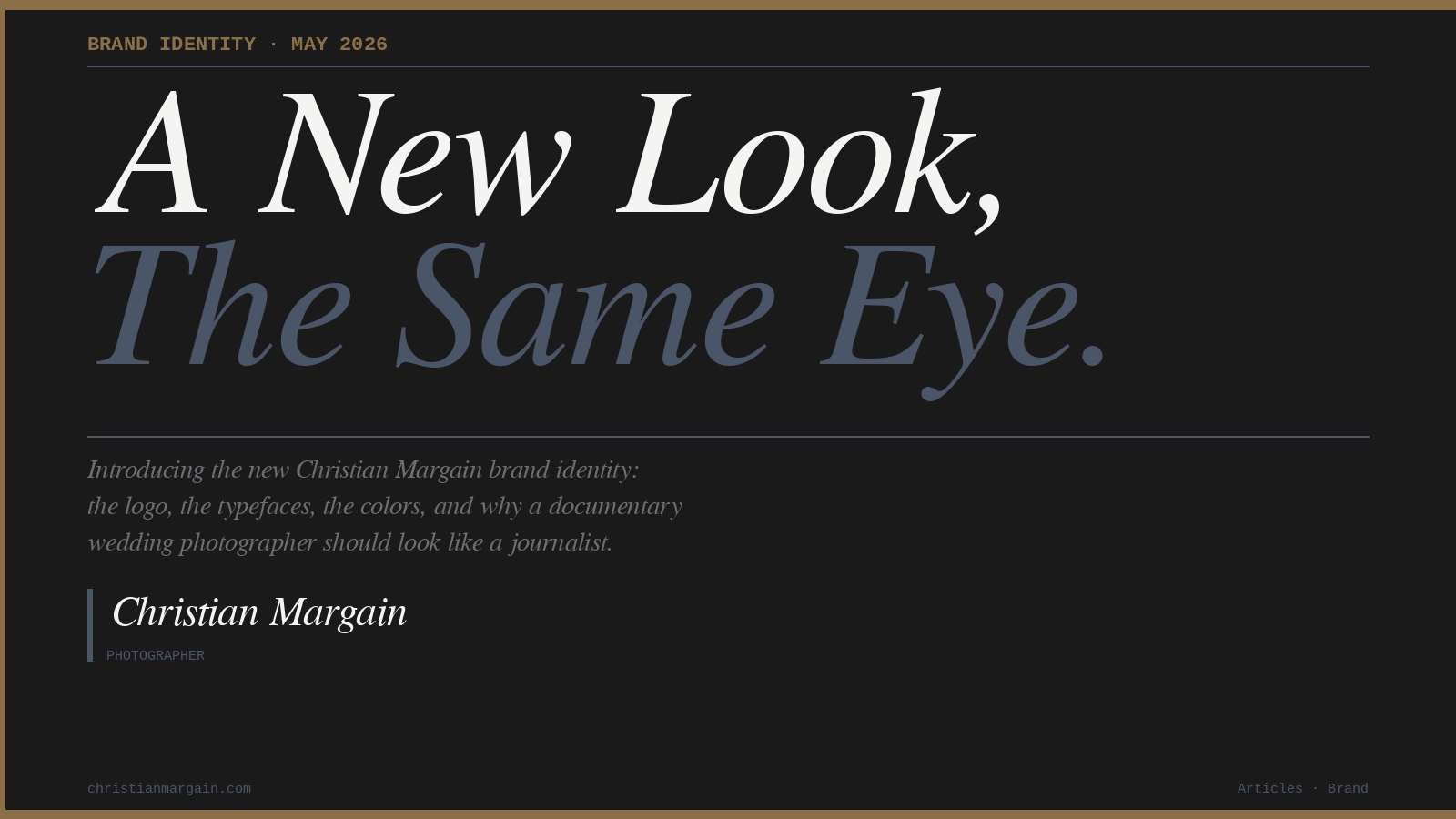 A New Look, The Same Eye