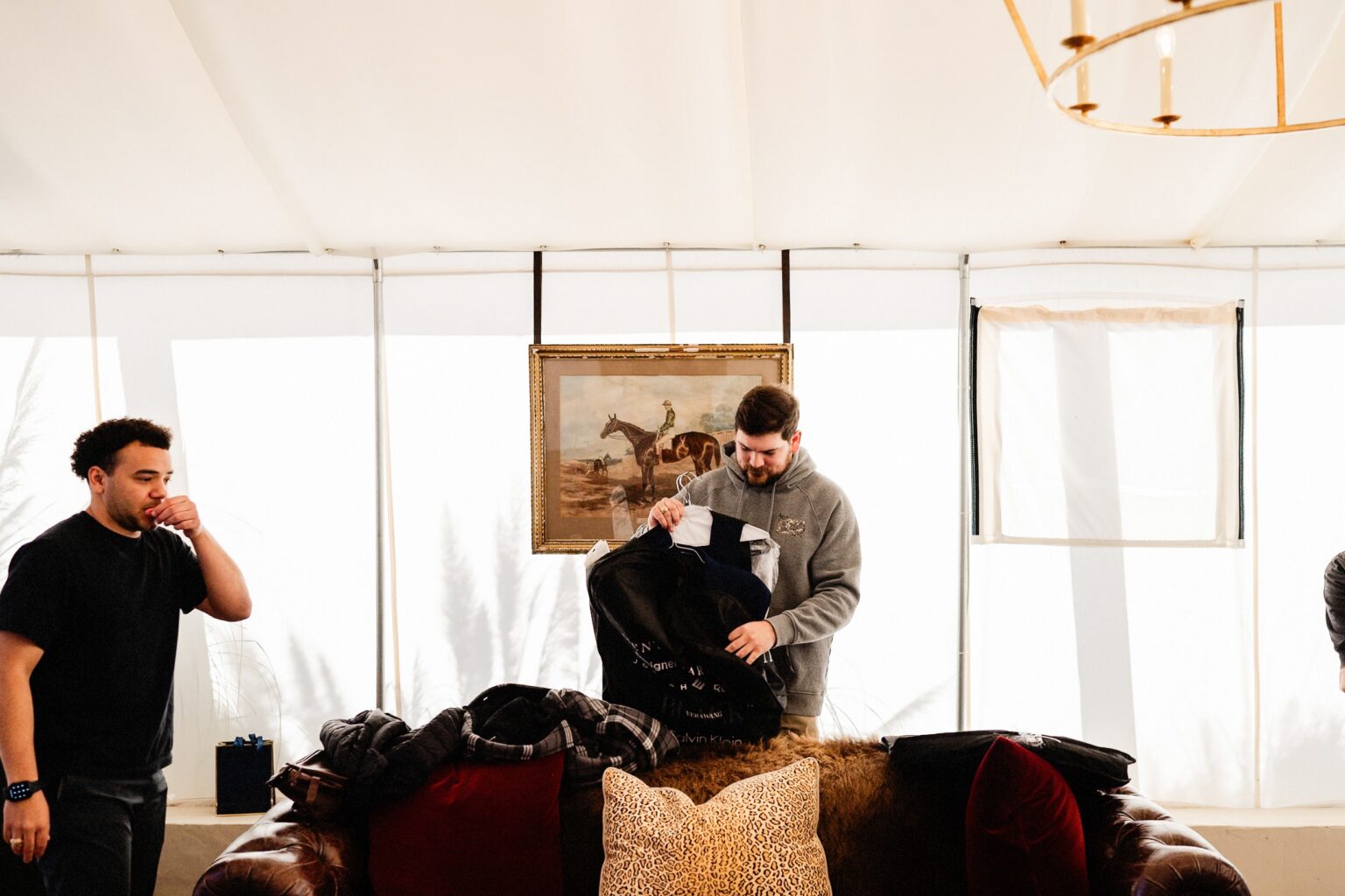 Wedding at Windermere Farms near San Marcos, Texas Hill Country, getting ready before the ceremony, by Christian Margain